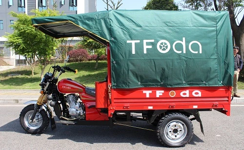 Sitzplatzfahren Tuk Boda Bike Cargo Dreirad Auto Rickshaw Benzin Dirt Bike