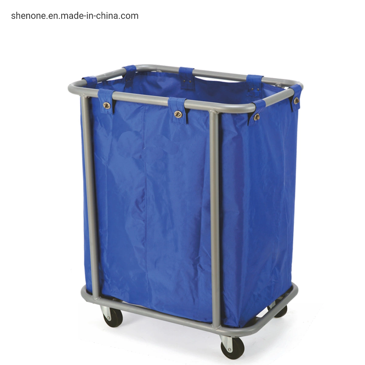 Shenone Durable Metal Hotel Room Housekeeping Maid Cleaning Cart Trolley