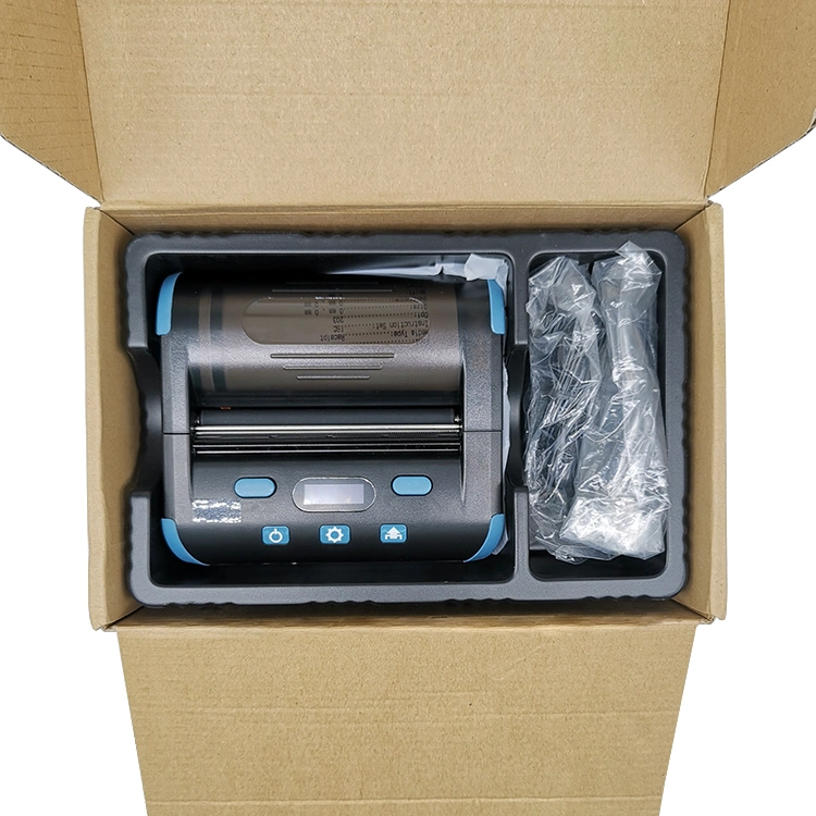 Fast Printing 100mm Mini Portable Bluetooth Thermal Barcode Label Printer