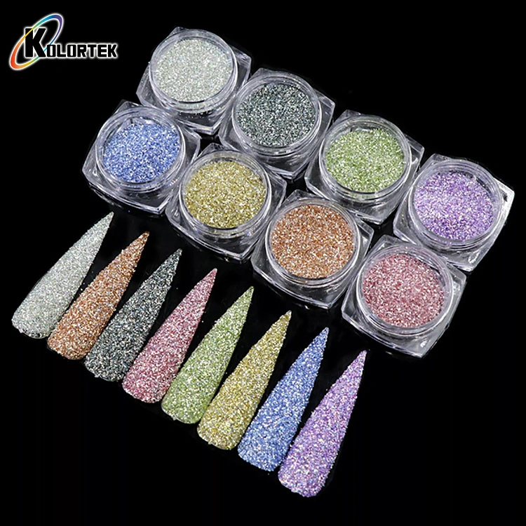 Reflective Glitter Powder Diamond Flash Powder for Nail Art