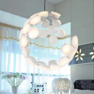 Modern Circular Lantern Chandelier Suitable for Indoor Home Lighting