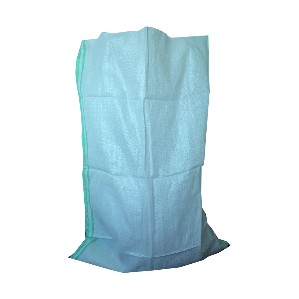 Factory Price 25kg 50kg Moisture Proof Heat Cut Top 100% PP Woven Bag for Rice Flour and Fertilizer