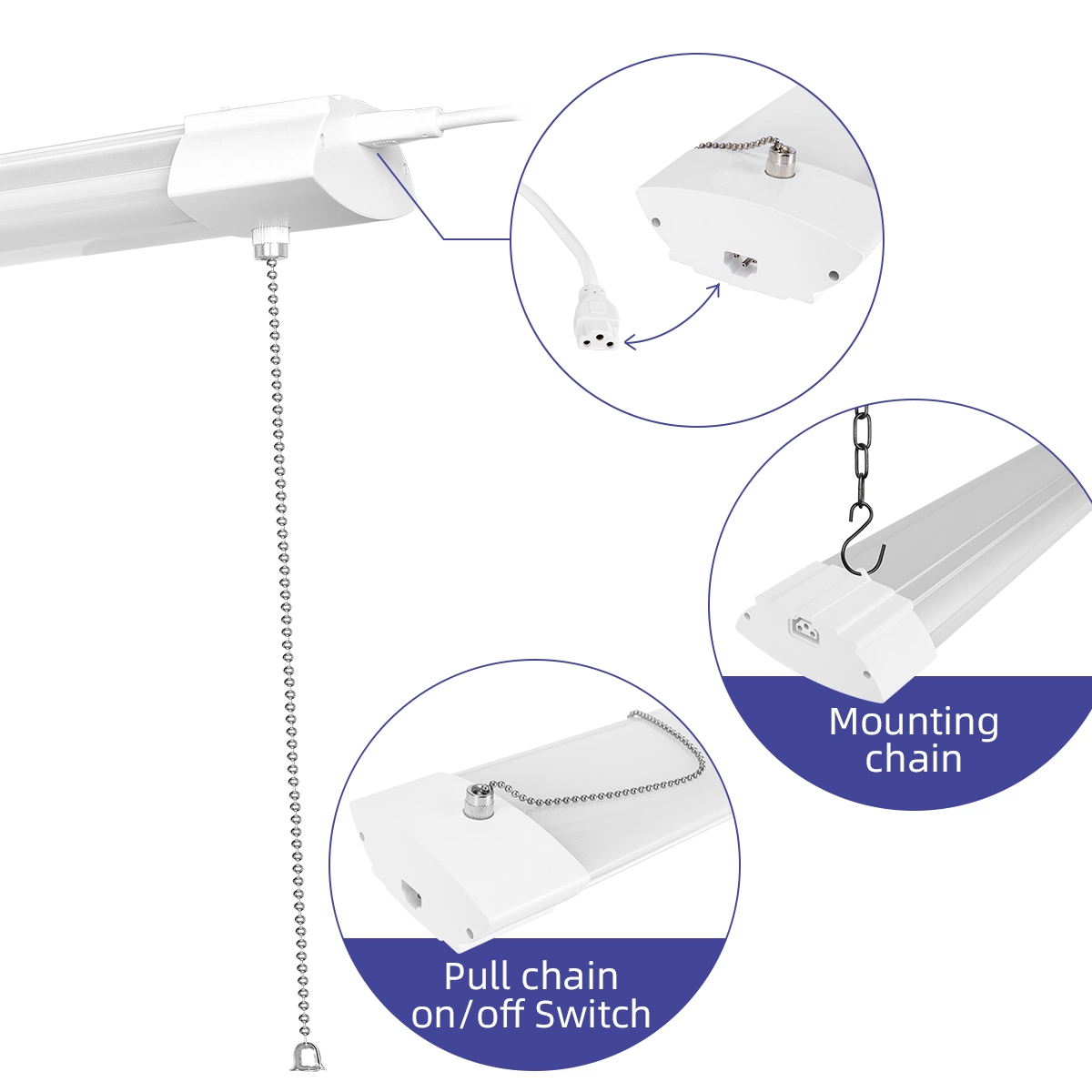 China Direktversorgung verknüpfbar 5000K White LED Deckenleuchte Downlight Shop Beleuchtung