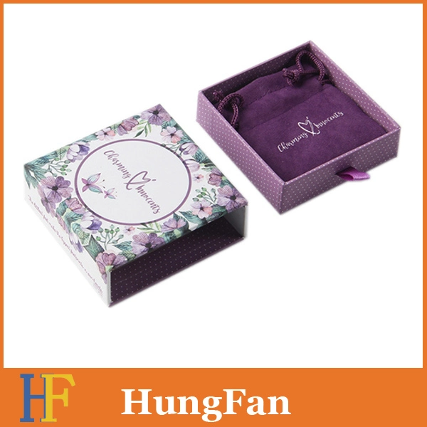 Paper Gift Packaging Display Cosmetic Jewelry Drawer Box