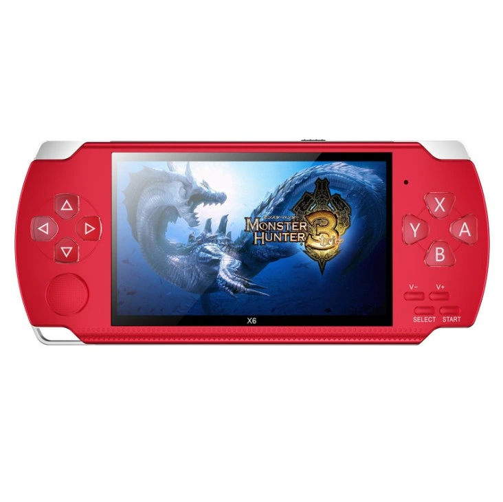 X6 Handheld Game Console MP4 Player Video Games 8GB Game Camera