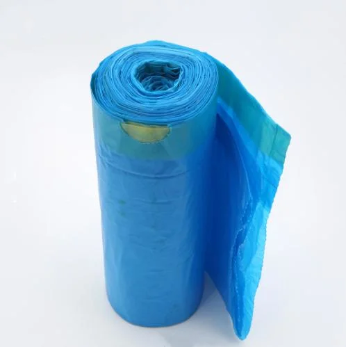 Sac poubelle portable biodégradable en plastique avec cordon pour sacs poubelle Bureau de cuisine