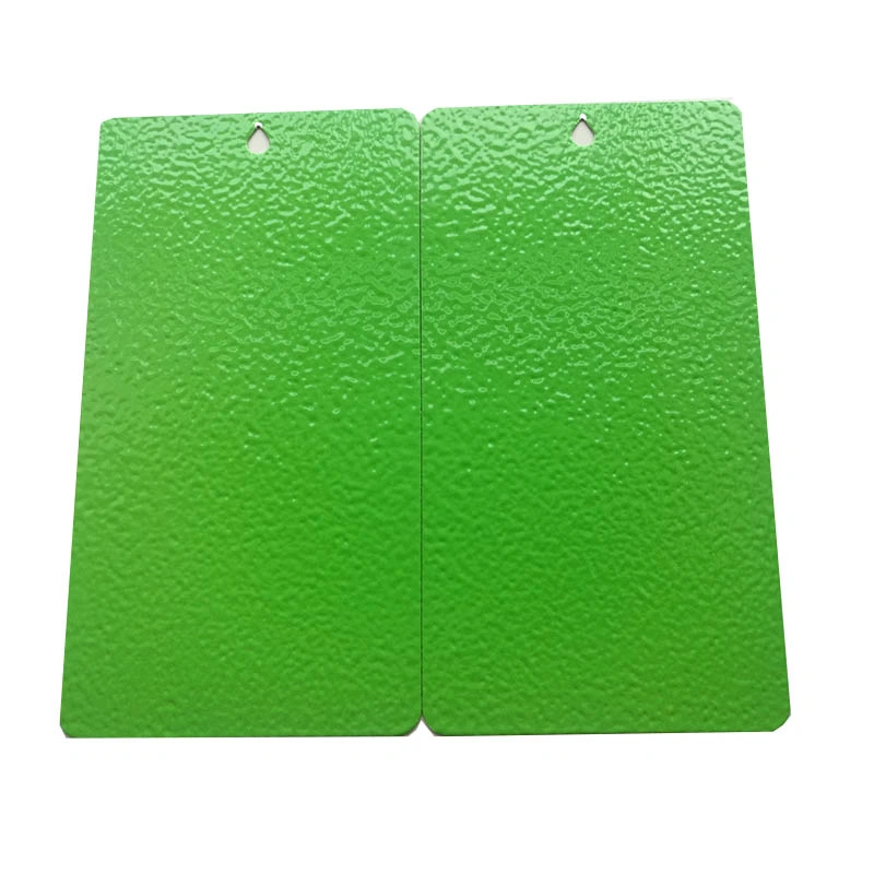 Smooth Glossy Yellow Green Color Ral6018 Paint Powder Coating