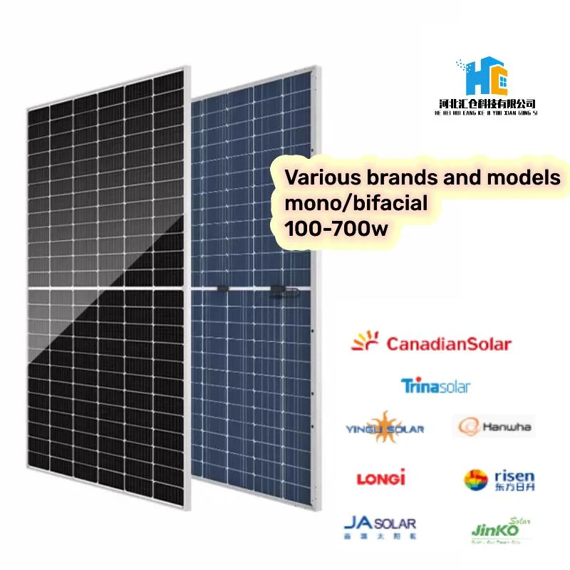 555W 560W 565W 570W 575W High Power Generation Panel Outside The Home Photovoltaic Canadian/Longi/Jinko/Ja Solar/Risen/Trinasolar/Yingli/Hanwha