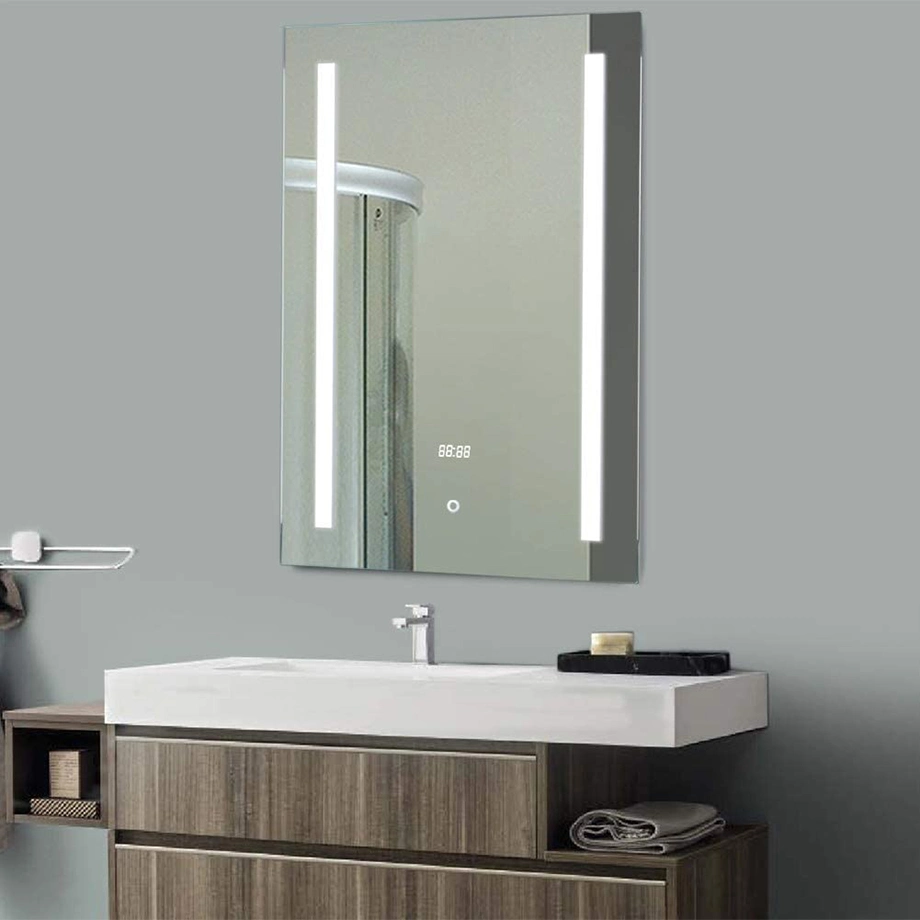 Отель Smart Безрамные сенсорный экран регулятора яркости освещения приборов освещения современных ванной комнатой и светодиодной подсветкой зеркала заднего вида