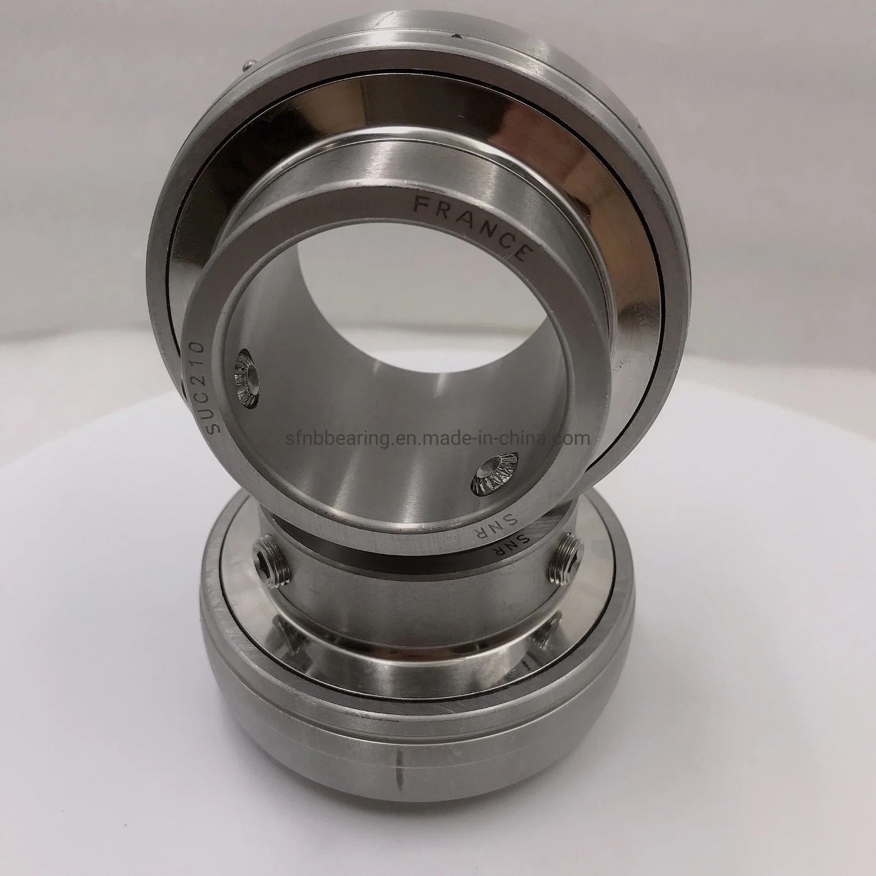 Snr Bearing Steel Stainless Steel Pillow Block Ball Bearings Suc210