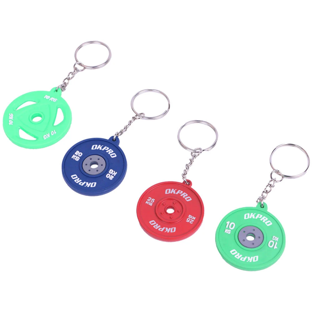 Gym Sports Gifts Dumbbell Keychain Fitness Bodybuilding Keychain Souvenir