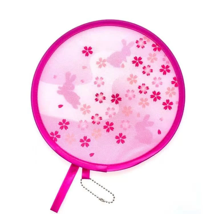 Foldable Flying Disc Fans Set Folding Pocket Beach Flying Disc for Fun Birthday Party Creative Gift Halloween Christmas New Year