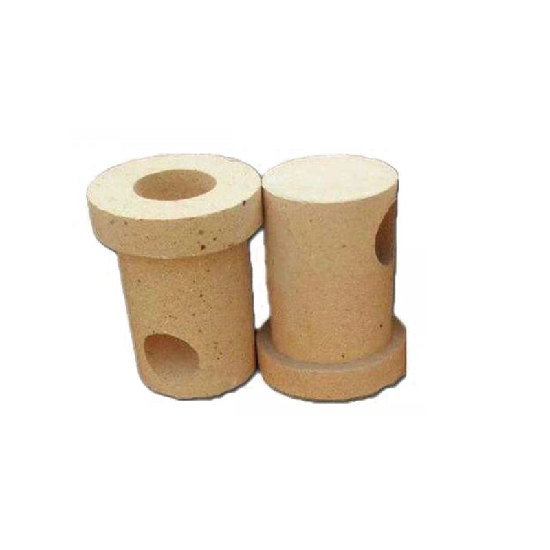 High Quality Special Shape Fire Clay Refractory Brick Sleeve Block Used in Metallurgy Industry
