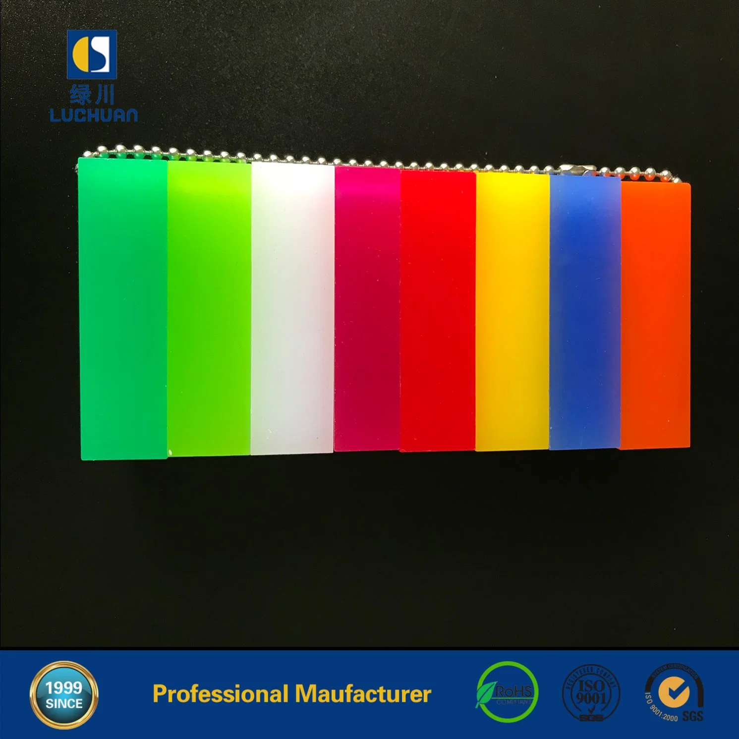 Colorful Display Material Cast Acrylic Sheet 100%Virgin