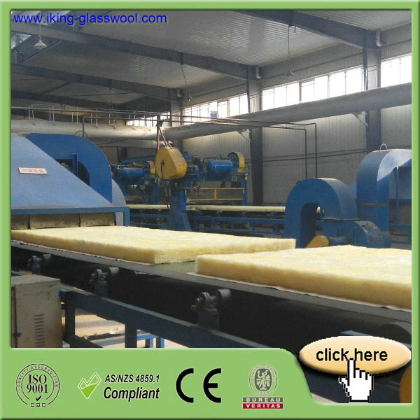 Sound Yellow Fiberglass Insulation Fiber Glass Wool Blanket Roll