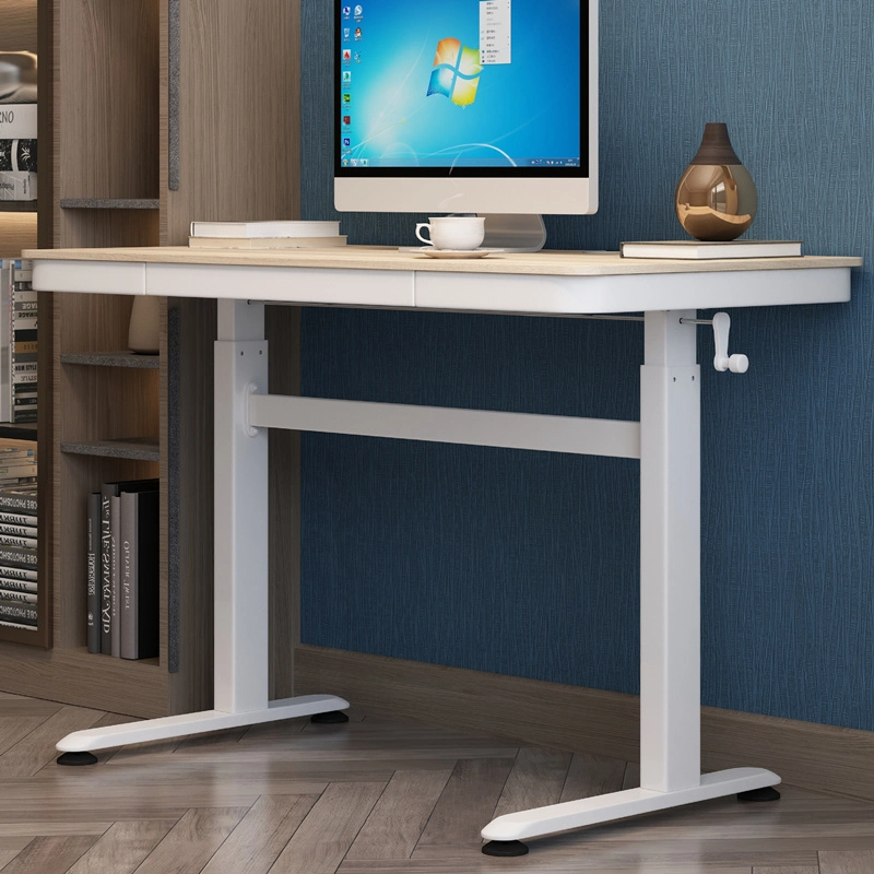 1m Wood Desktop Standing Height Adjustable Desk for Home Office