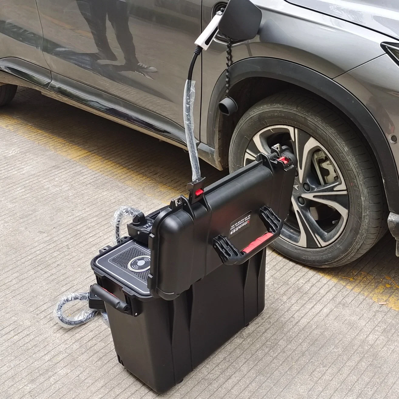 Carregador de EV portátil para estação de carregamento de EV doméstica com bateria AC/DC Fonte de alimentação de 4000 W carregador solar portátil para EV