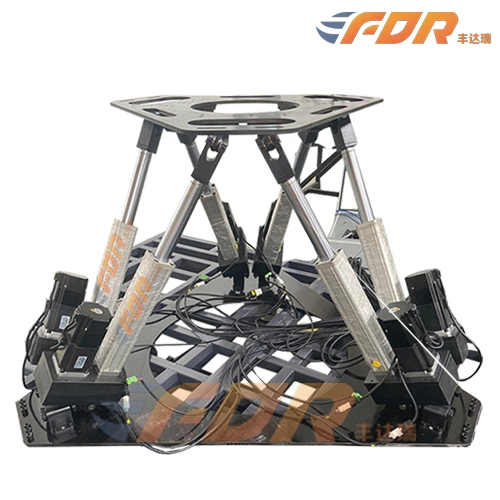 Hexapod 6-Dof Electric Motion Platform Stewart Platform Flight Simulator 6-Axis Motion Simulating