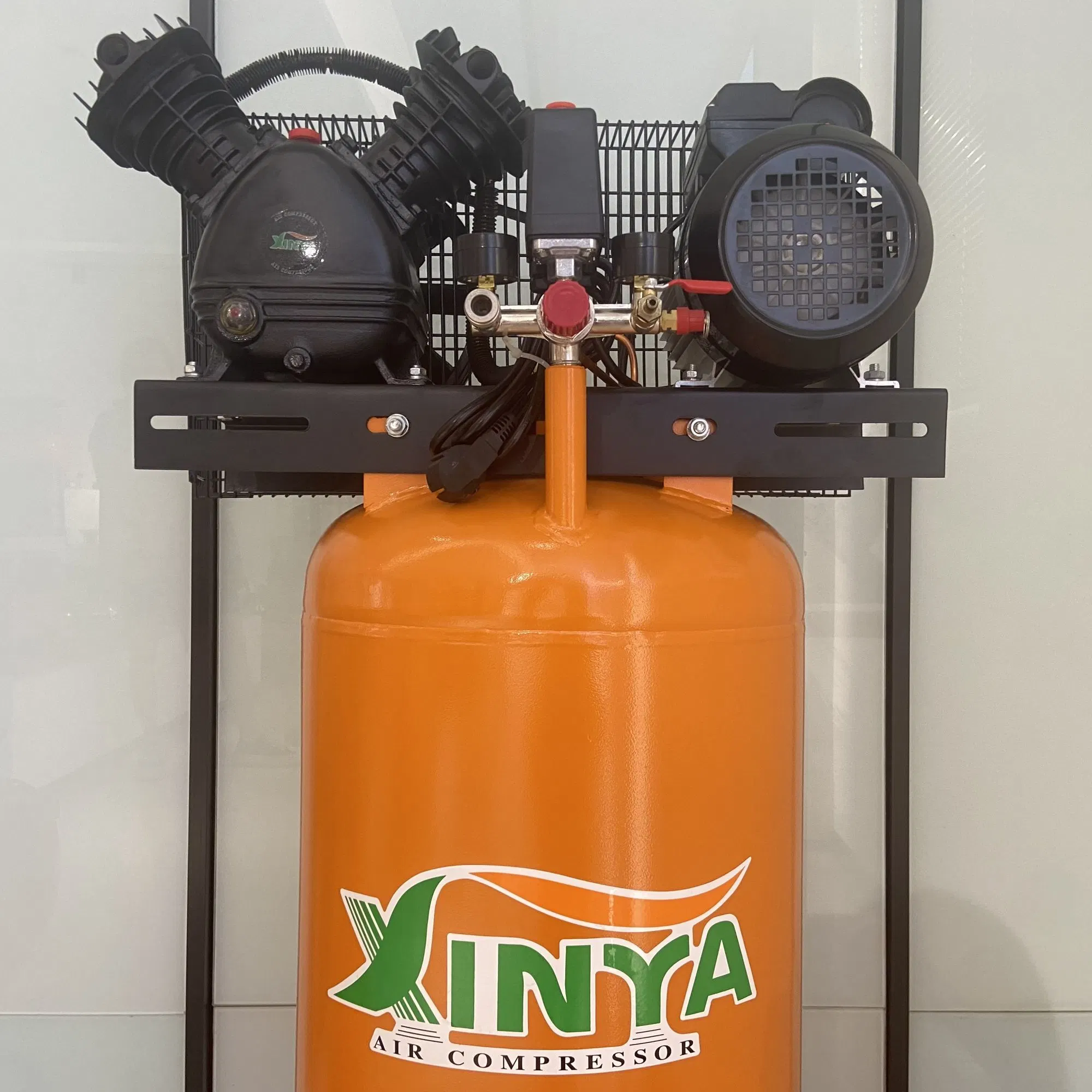 Xinya 2.2kw 2 Cylinder 100liters Vertical Tank Air Compressor