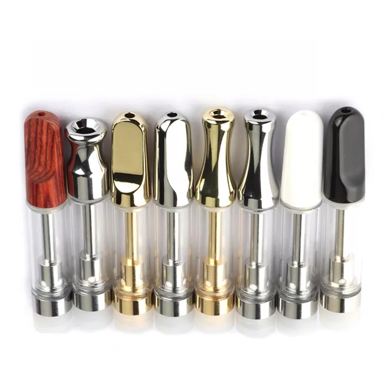 Pontas de gotejamento de metal 510 D8 bobina de cerâmica de 0,5 ml/depósito de óleo de 1,0 ml Capacidade de cartucho de caneta de papel de cassete descartável gratuito