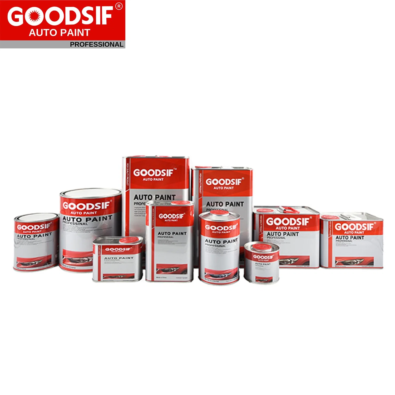 Goodsif Brand Automotive Clear Coat High quality/High cost performance  1K 2K Auto Body Metal Scratch Repair Primer Acrylic Car Paint