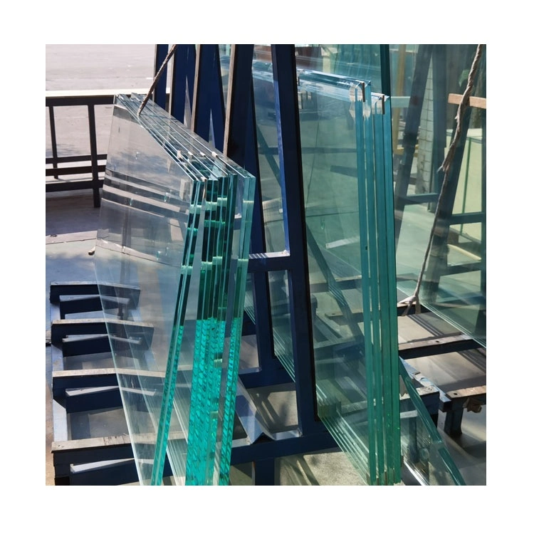 6.38mm, 8.38mm, 10.52mm Double Clear Tempered Safety Laminated Glass