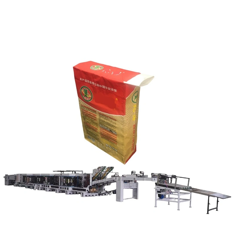 High Speed Product Line Automatic Tuber Bottomer Krafter Paper Cement Bag Machine Multi Wall 2-5 Layers Valve Bag Machine