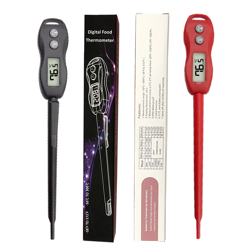 Digital Cooking Meat Thermometer with Large LCD Backlight Magnetic for Grilling