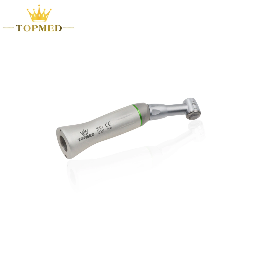 Endodontic Treatment Dental Equipment Low Speed Handpiece 16: 1 Contra Angle