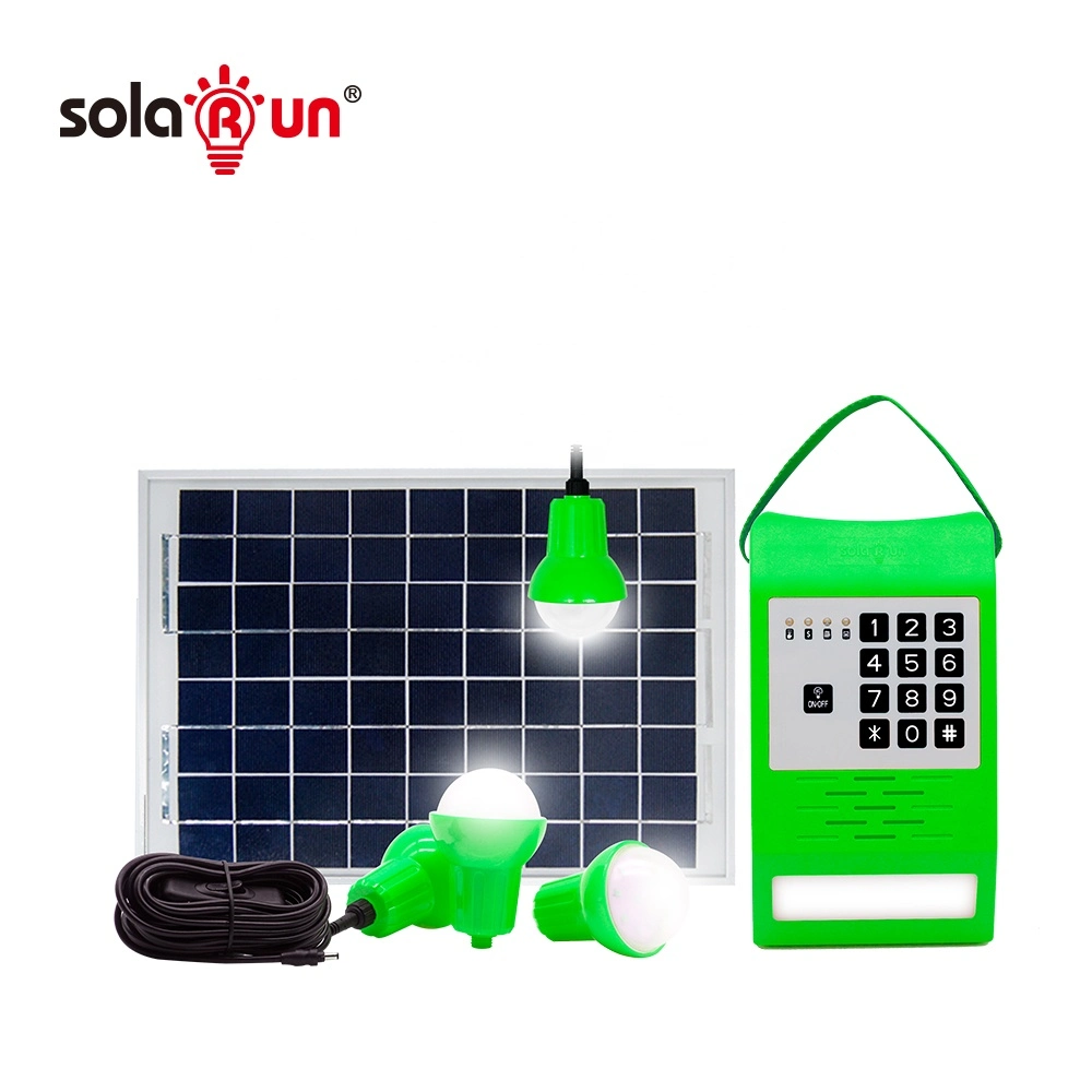 Portable Solar Power Home Lighting System Kit