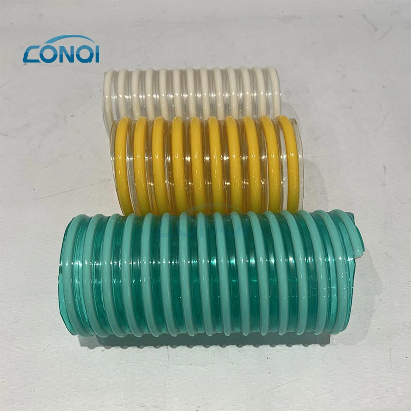 Clear Spiral PVC Steel Wire Hose Water Suction Hose