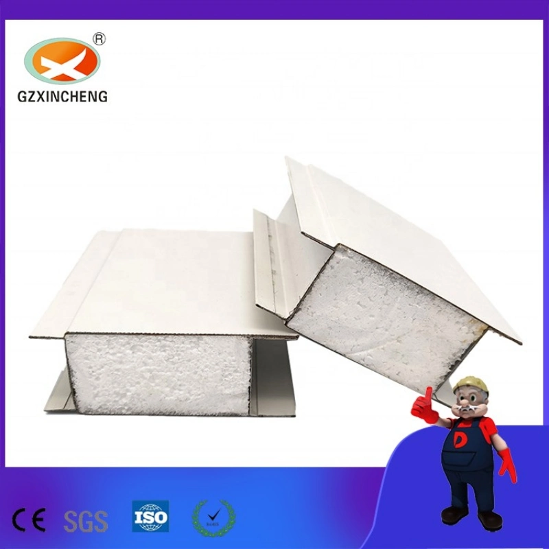 Low Cost and High Density Prefabricated 50mm/75mm/100mm/150mm EPS Sandwich Panel Partition Board