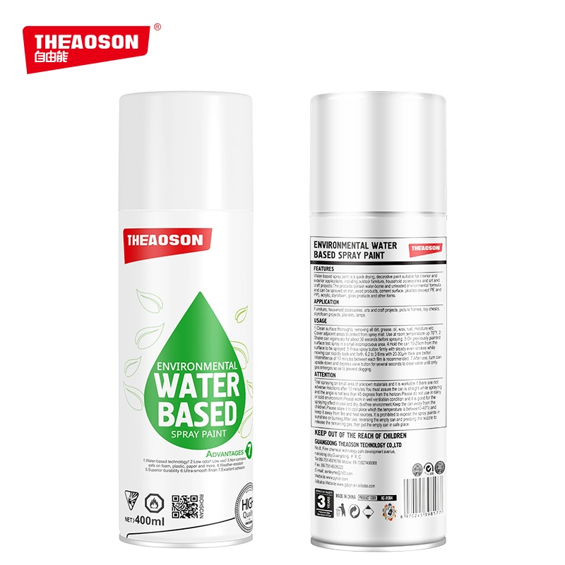 Theaoson 400ml Wasser-basierte Aldehyde-Entfernung Umwelt-Aerosol-Spray-Farbe