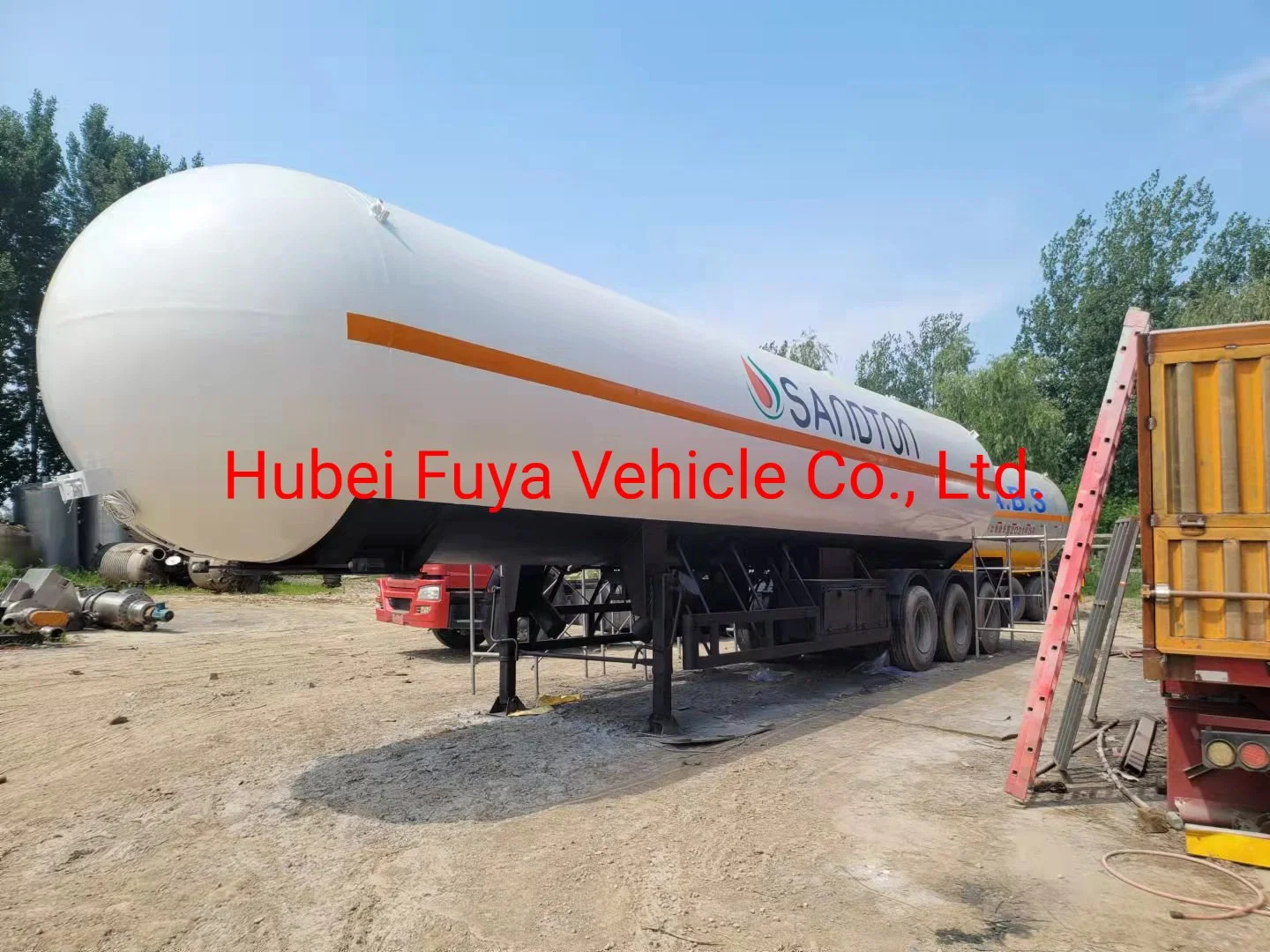 Used 2010-2015 Years Second Hand 50000 Liters 56000 Liters 60000 Liters Propane LPG Tanker Semi Trailer