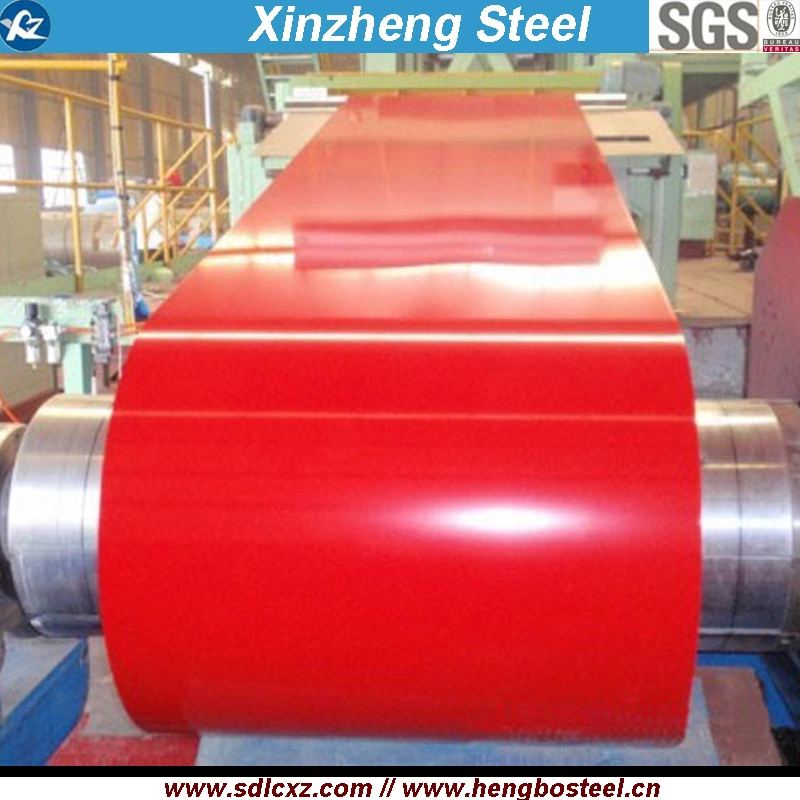 Red Color PPGI Steel Coil for Corrugated Sheet Steel Currugated Steel Roofing