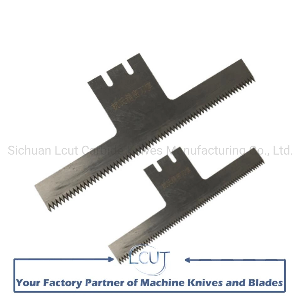 Gezahnte Messer gezahnte Messer zum Schneiden von Dichtband Bandschneiden Maschine