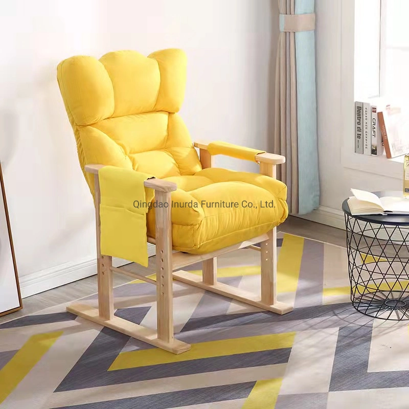 Modern Office Study Home General Purpose Furniture Folding Solid Wood with Upholstered Office Chair