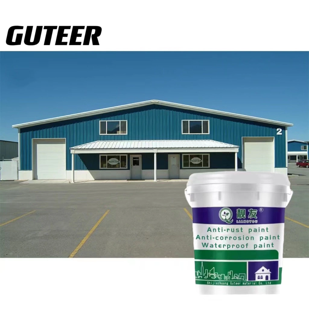 Water-Based Antirust Paint on The Surface of Steel Structure House Warehouse 20kg