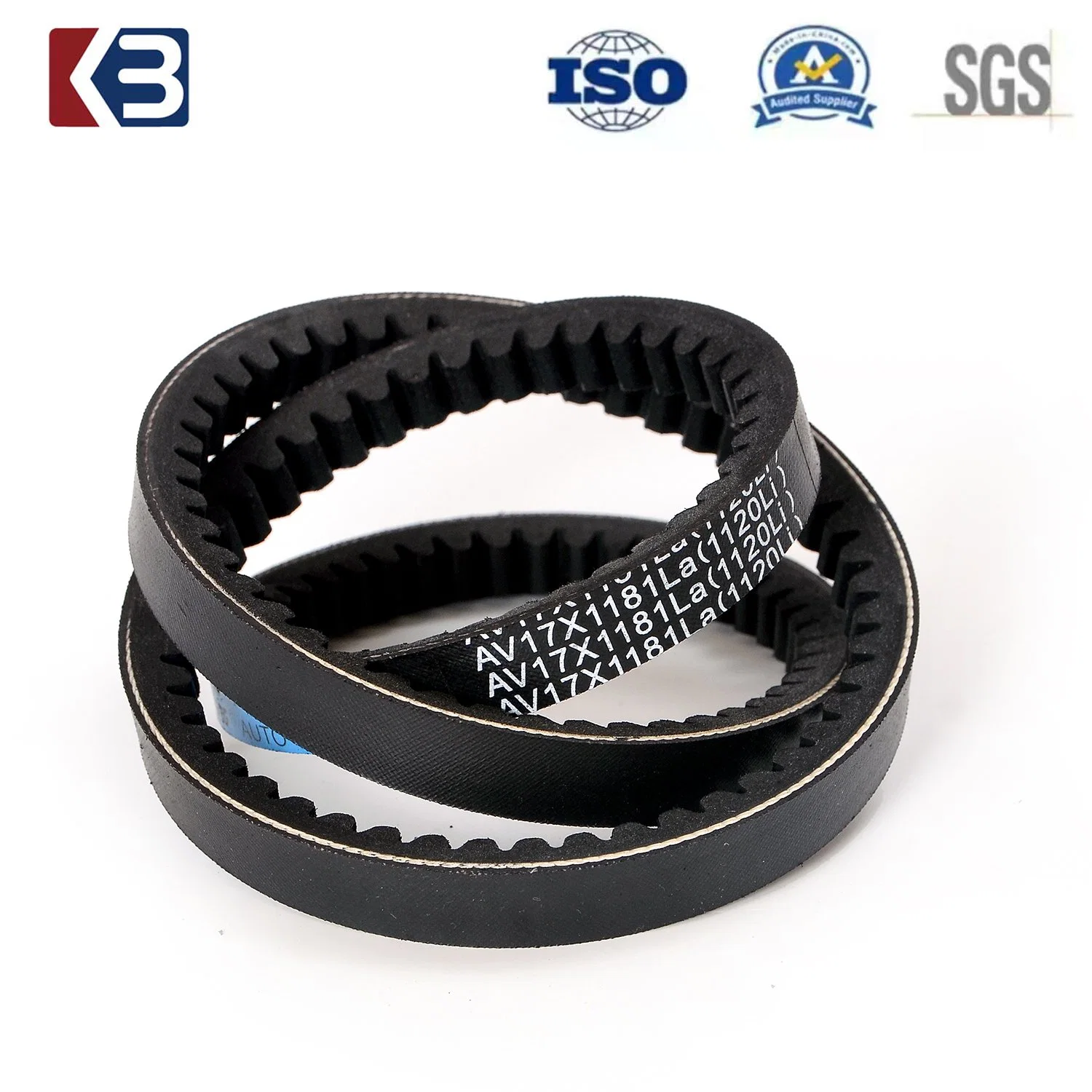 Custom-Made Ring Automobile Brubber Tooth Belt Transmission Belt