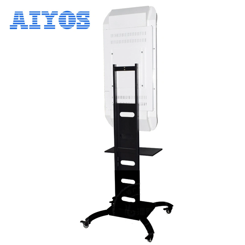 Black/White Support POS and Printer NFC Camera Floor Standing Ordering Payment Machine