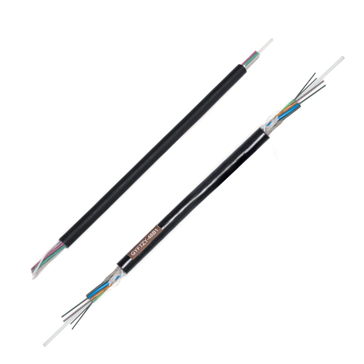 Outdoor Fibre Optical ADSS Opgw GYTA53 4 6 12 24 48 Core Communication Underground Single Mode Fiber Optic Cable Price