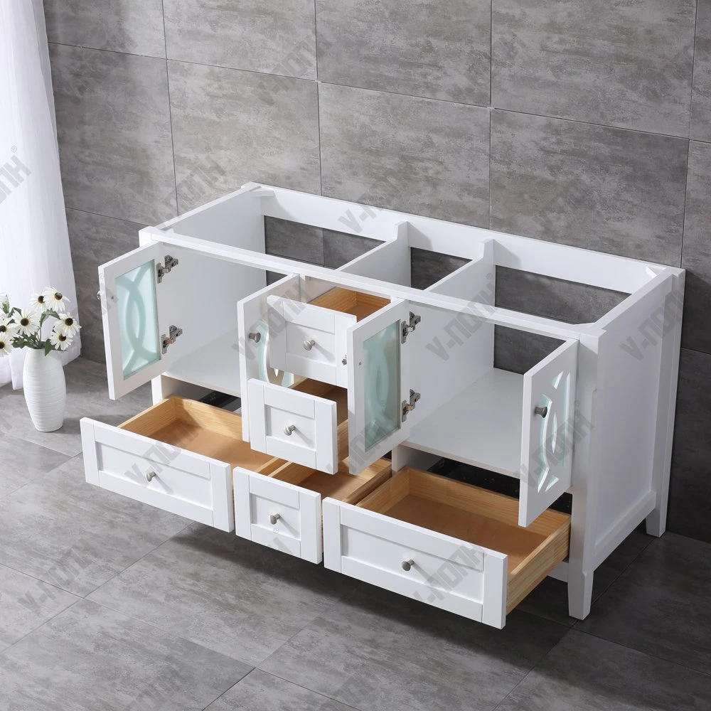 Unique Floor Standing Modern Solid Wood Bathroom Vanities