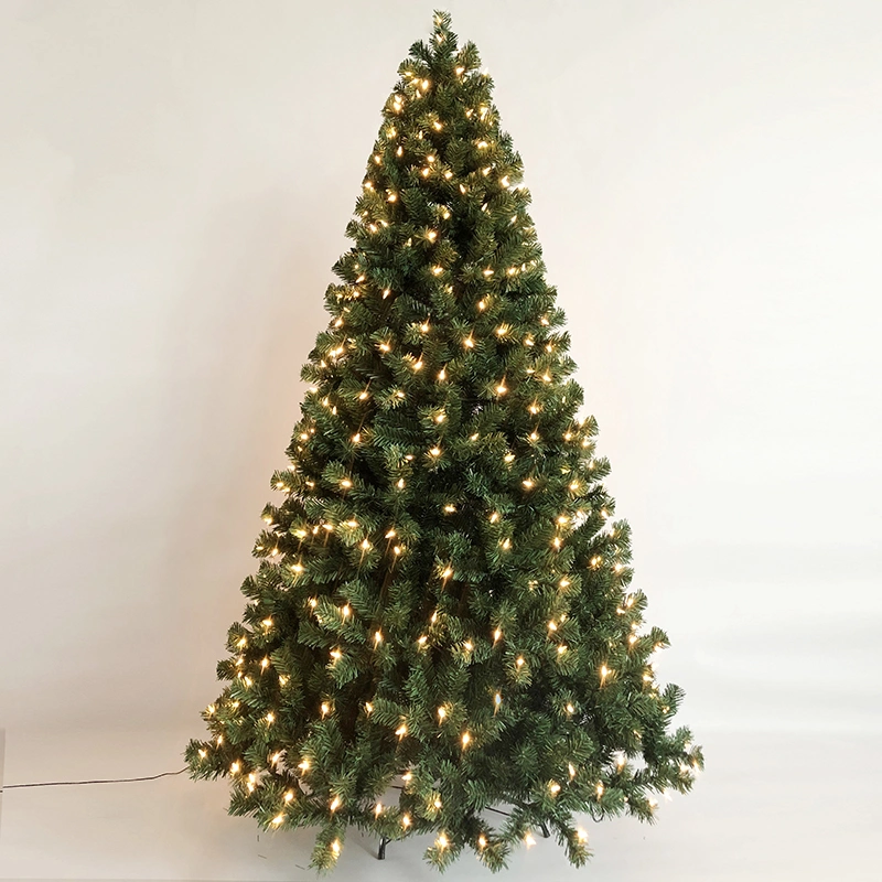 Flocking Christmas Tree with Lights New Design Home Decoration