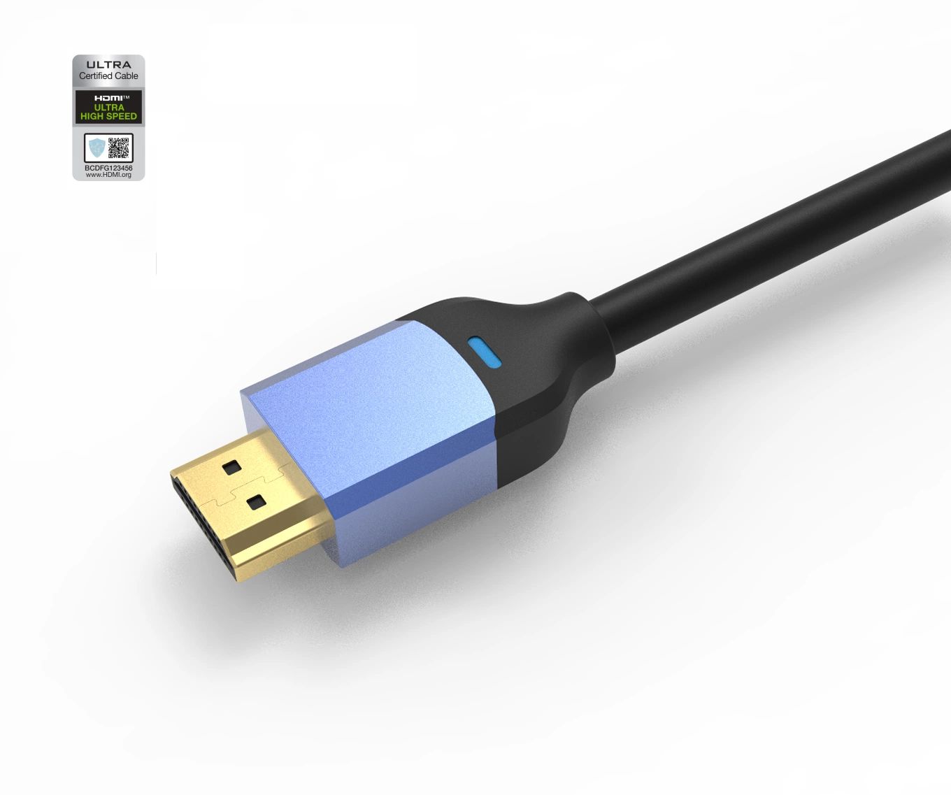 High Speed 18gbps Hdmi 4K 8k a to a ABS Shell Hdmi 2.0v 2.1v bare Copper TV HDMI Cable With Ethernet 1m 1.5m 1.8m 2m 3m 5m