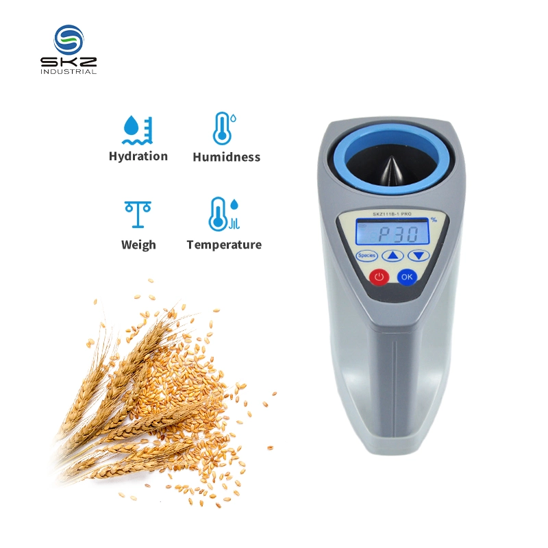 Professional Automatically Cocoa Bean Tea Hard Wheat Sorghum Round Paddy Moisture Meter Digital