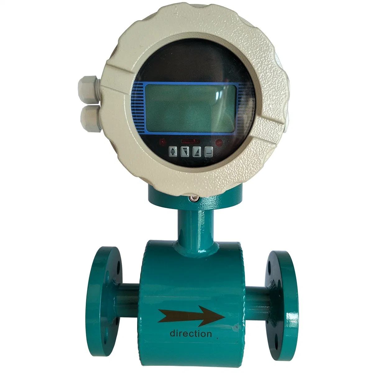 Hot Water Flow Meter DN10-DN2000 PTFE Rubber Linging 4-20mA 24VDC Electromagnetic Flowmeter Transmitter