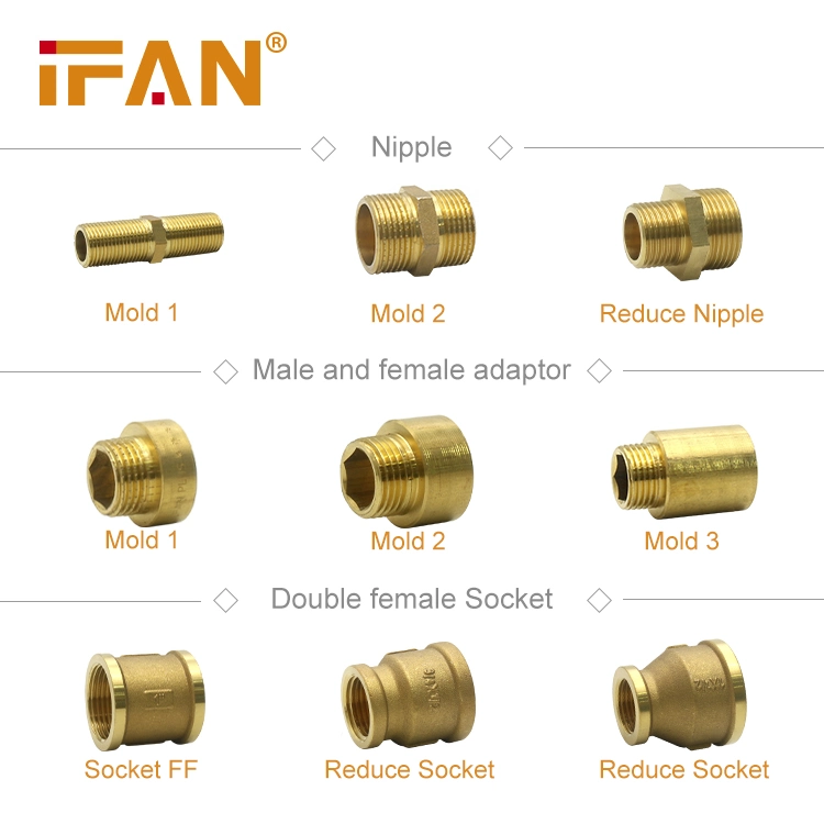 Ifan Customized Plumbing Sanitary Male Thread Elbow 20-32mm Brass Elbow Fittings