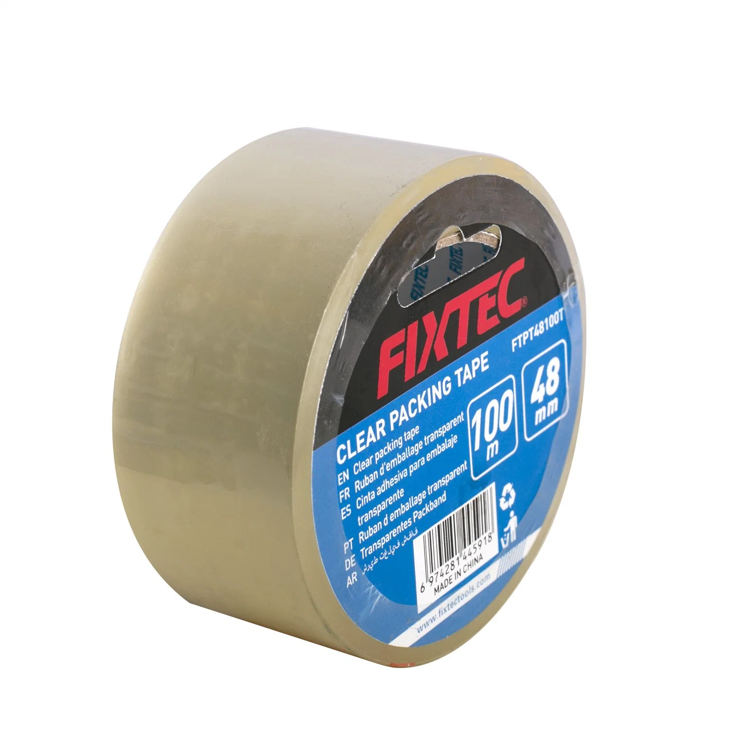 Fixtec High Quality Cheap Clear BOPP Packing Tape Packaging Tape