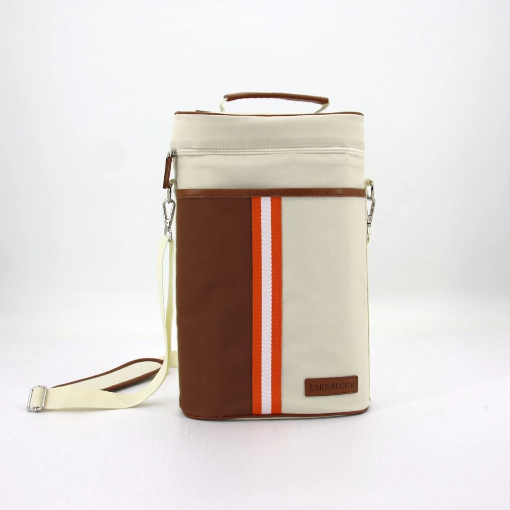 Insulated Cooler Picnic Wine Carrier Bag Bottle Shoulder Strap Wine Tote