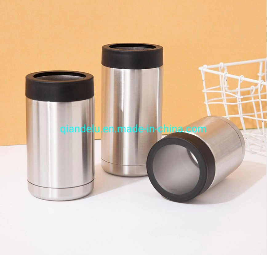 Stainless Steel Blank Sublimation Powder Coating 12oz Can Cooler Wine Beer Bottle Cola Keep Hot or Cold Holder Can